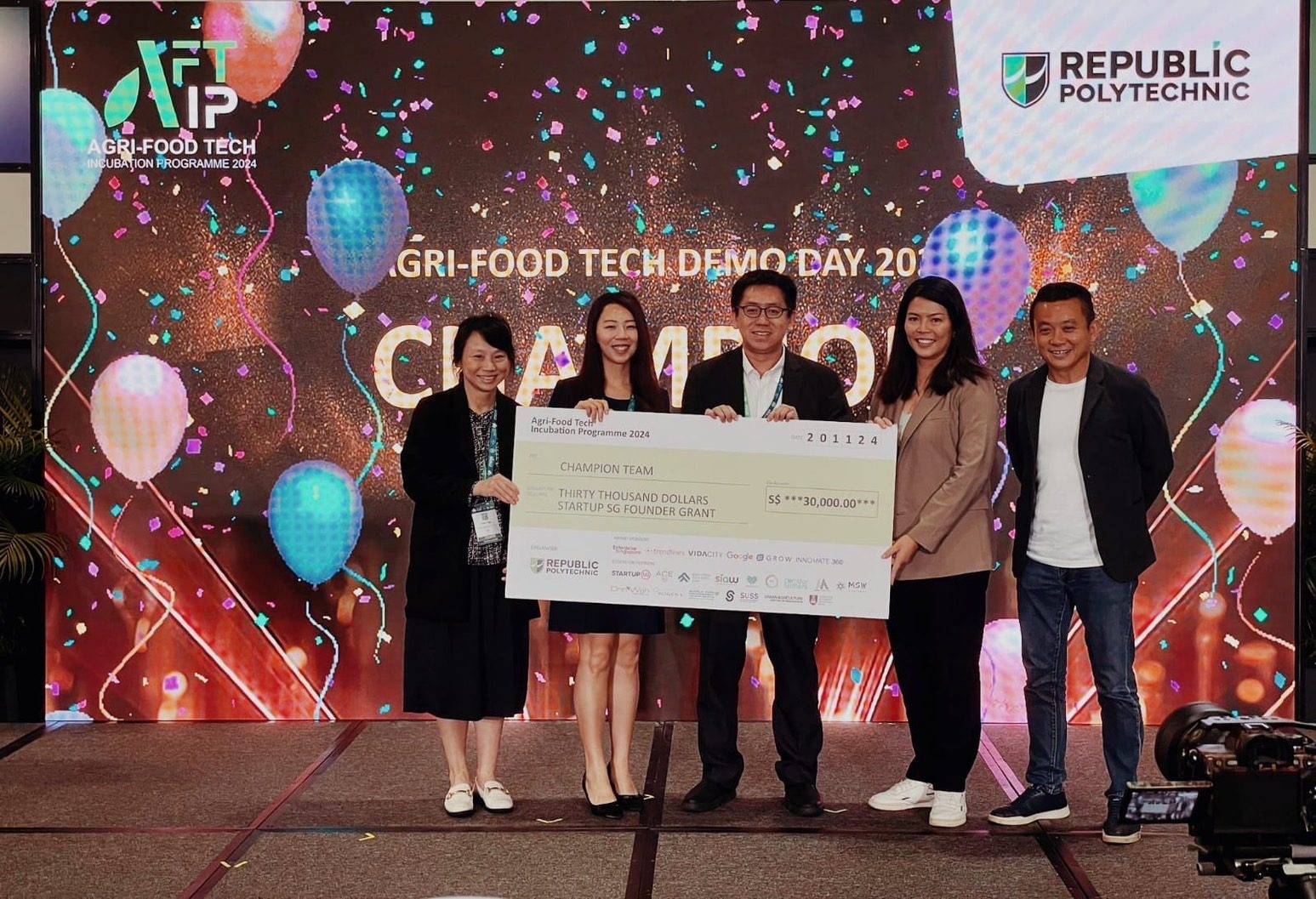 Champion — Singapore Agri-Food Tech Competition 2024