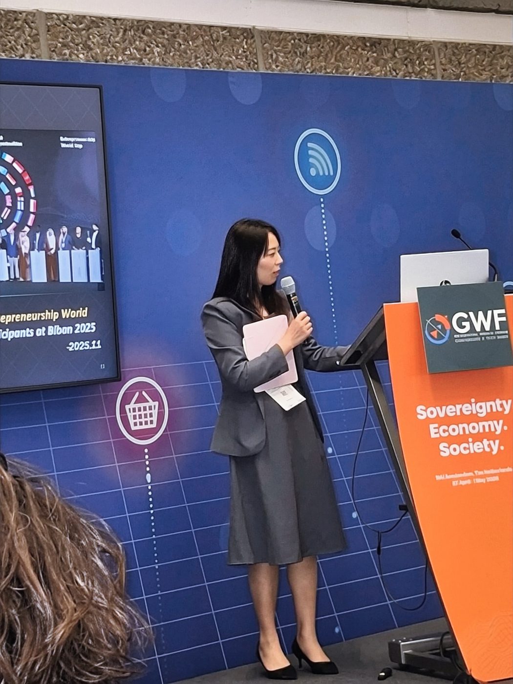 Speaking at GWF, Netherlands